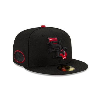 San Francisco 49ers Gorra | New Era NFL State Logo Reflect 59fifty Fitted Cap Mexico - Negros